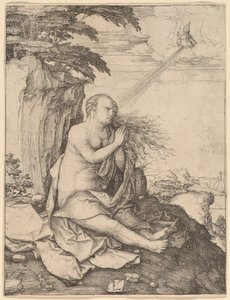 Santa Maria Maddalena nel deserto da Lucas van Leyden