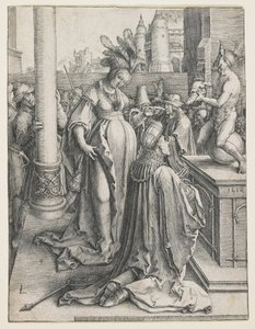 Idolatria di Salomone da Lucas van Leyden