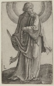 San Bartolomeo, c.1511 (incisione) da Lucas van Leyden
