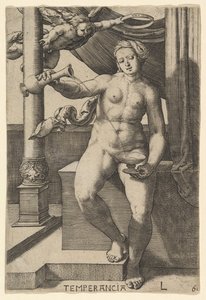 Temperanza Temperancia, 1530 da Lucas van Leyden