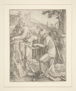 Tentazione di Cristo da Lucas van Leyden