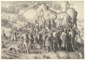 La conversione di San Paolo, 1509 da Lucas van Leyden