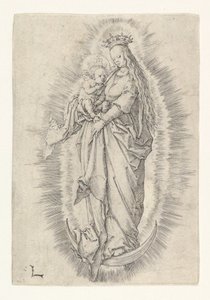 La Vergine incoronata con il Bambino in gloria da Lucas van Leyden