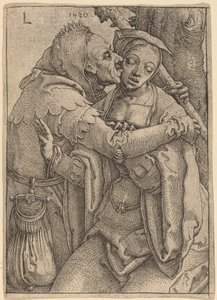 Il Matto e la Donna da Lucas van Leyden