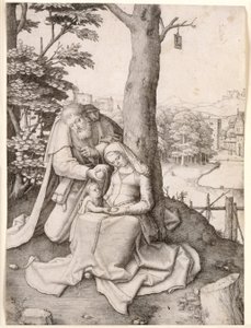 La Sacra Famiglia da Lucas van Leyden