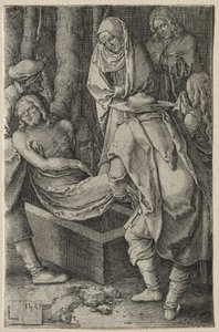 La Passione: La Sepoltura di Cristo da Lucas van Leyden