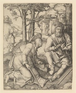 I pellegrini, ca. 1508 da Lucas van Leyden