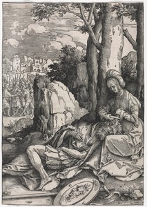 Il potere delle donne: Sansone e Dalila da Lucas van Leyden