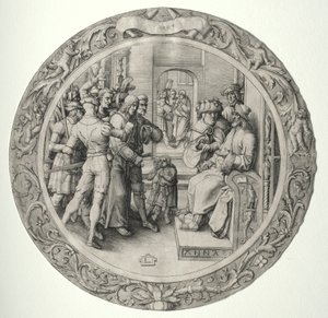 La Passione Rotonda: Cristo davanti al Sommo Sacerdote, 1509
