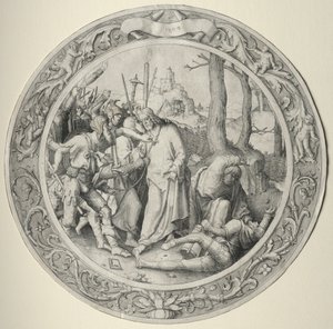 La Passione Rotonda: Il tradimento di Cristo, 1509 da Lucas van Leyden