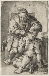 Il chirurgo, 1524 da Lucas van Leyden