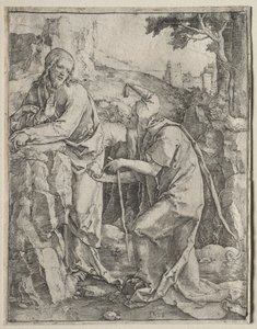 La tentazione di Cristo da Lucas van Leyden