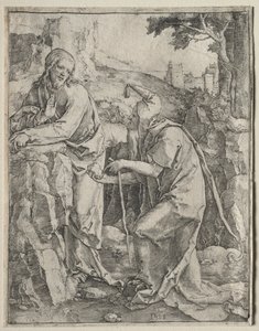 La tentazione di Cristo, 1518 da Lucas van Leyden