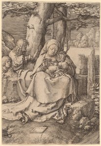 La Vergine e il Bambino con due angeli da Lucas van Leyden