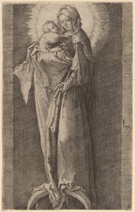 La Vergine nella nicchia da Lucas van Leyden