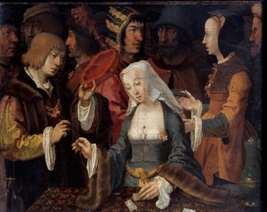 I giocatori di carte da Lucas van Leyden