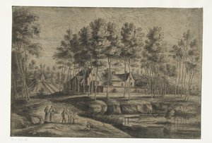 Veduta del monastero dei Cappuccini a Tervuren