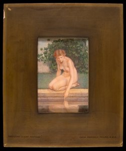Vicino a una fontana limpida da Lucia Fairchild Fuller