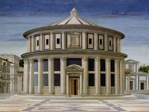 Veduta di una città ideale, o La città di Dio, dopo il 1470 (dettaglio)
