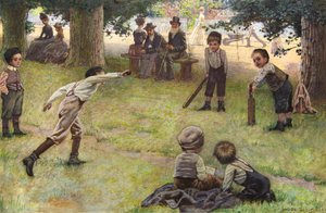 Ragazzi che giocano a cricket