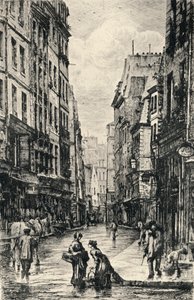 Rue Galande, 1915 da Lucien Gautier