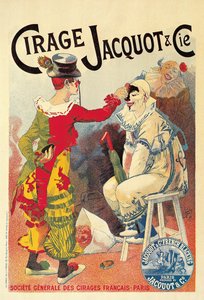 Poster pubblicitario della crema per scarpe 