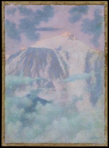 Paesaggio montano da sogno da Lucien Levy Dhurmer