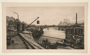Le pont des Saints-Pères a Parigi