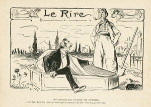 Illustrazione in Le Rire da Lucien Metivet