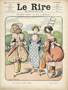Illustrazione in Le Rire, 27/07/12 - Ultima moda (incisione) da Lucien Metivet
