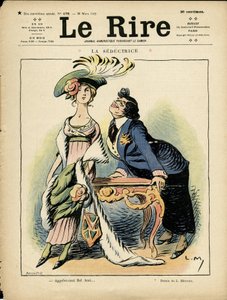 Illustrazione in Le Rire, 30/03/12 - la seduttrice da Lucien Metivet