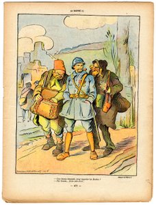 La Baionnette, satirico a colori da Lucien Metivet