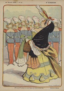 Madame De Maintenon, Illustrazione per Le Rire da Lucien Metivet
