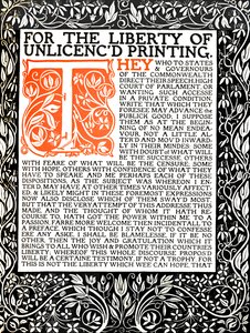 Eragny Press: Pagina di apertura dell