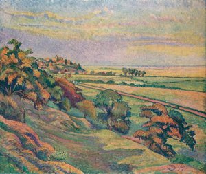 Rye da Cadborough, Tramonto, 1913 da Lucien Pissaro