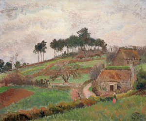 Cottage in Bretagna, Riec da Lucien Pissarro