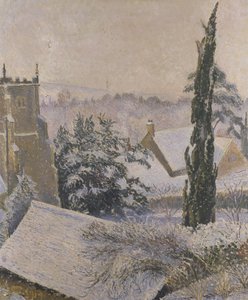 Chiesa di East Knoyle: neve, 1917