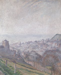 Hastings: Nebbia, Sole e Fumo, 1918 da Lucien Pissarro
