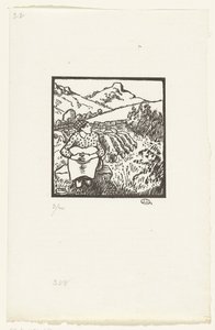 Pastorella (Bergère C.O. Mont Tourin) da Lucien Pissarro