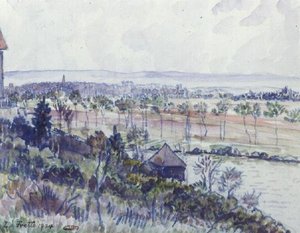 La Frette da Lucien Pissarro