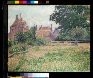 La casa della donna sorda, Eragny da Lucien Pissarro
