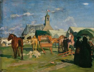 Stazione di posta / Pardon de Notre-Dame de bon voyage (Pointe du Raz), c.1913