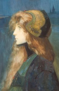Giovane principessa da Lucien Victor Guirand de Scevola
