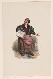 Venditrice di giornali da Lucien Xavier Stypulkowski