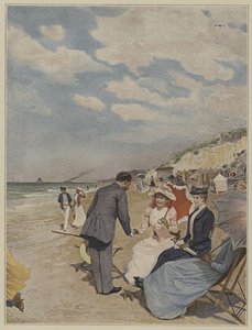 A Etretat, la stagione era in pieno svolgimento da Lucius Rossi