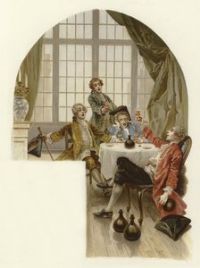 Illustrazione per La scuola della maldicenza da Lucius Rossi