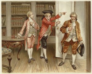 Illustrazione per La scuola della maldicenza da Lucius Rossi