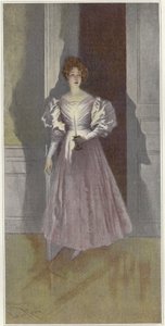 Ritratto di una donna che porta una candela da Lucius Rossi