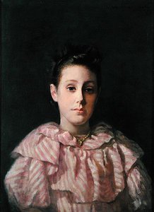 Ritratto di una Giovane Ragazza da Lucius Wolcott Hitchcock
