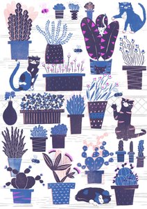 Giardino dei gatti, 2015 (digitale)